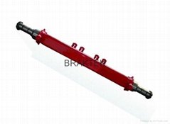 semi trailer axle without brake system