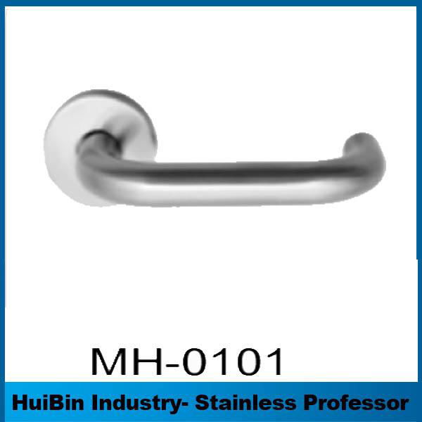 High Quality 304/316/A2/A4 Stainless Steel Casting Room Door Handle 2