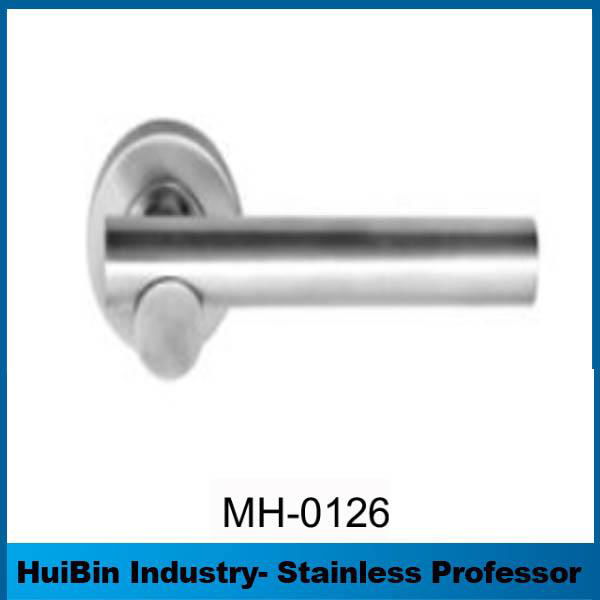 High Quality 304/316/A2/A4 Stainless Steel Casting Room Door Handle 3