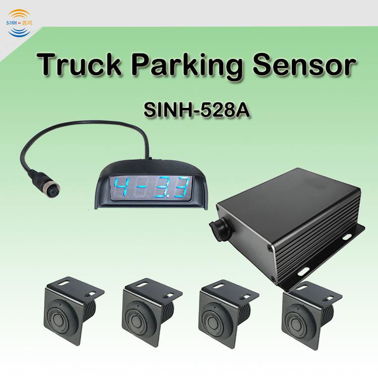 12V&24V truck LED parking sensor  LED parking sensor Detection range of 5 m