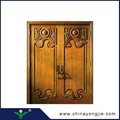 2015 new products zhejiang solid wooden gate door price Quality Assured 5