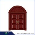 2015 new products zhejiang solid wooden gate door price Quality Assured 2