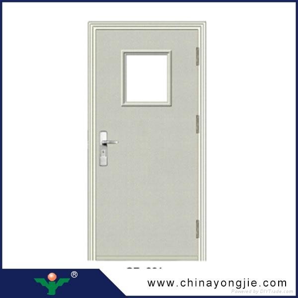 China Yongkang steel Security firefroof door, 2 hours fire rated door 5