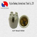 E27 ceramic porcelain lamp holder base socket 1