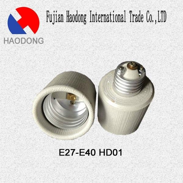 E27 E40 ceramic porcelain lamp holder base socket 2