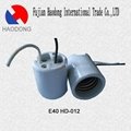 E40 E26 E17 G10 ceramic porcelain lamp holder base socket 3