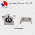 E14 G13 T8 ceramic porcelain lamp holder base socket 2