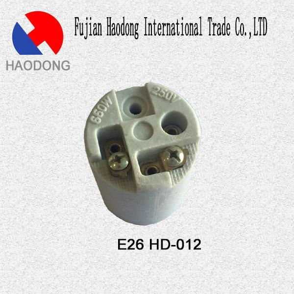 E26 ceramic porcelain lamp holder base socket