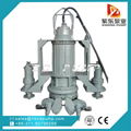 vertical submersible dredging mud slurry pump