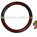 PU Wooden Grain Steering Wheel Cover 1