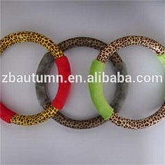 Colorful Long Velvet Steering Wheel Cover