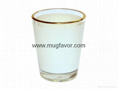 Sublimation Glass--God Rim Shot Glass