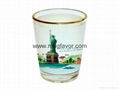 Sublimation Glass--God Rim Shot Glass 3