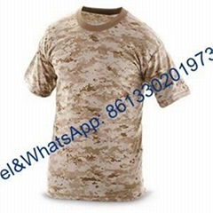 Solid Color Camouflage Military T-Shirt for Army Police Wear