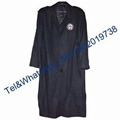 Khaki Army Green Navy Blue Desert Wool Acrylic Polyester Military Wool Overcoat 1