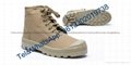Navy blue army green desert camouflage Military Canvas Boot 4