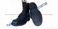 Full grain leather Ankle Military Combat Boot for Army Police Wear 5