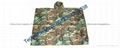 Solid color Digital Camouflage Nylon Oxford Polyester Military Poncho Liner 3