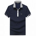 FUGUINIAO Men's Turn-down Collar Short Sleeve Polo Shirts