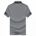 FUGUINIAO Men's Stripe Short Sleeve Polo Shirts for Men 2