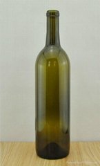2016 new products wholeasle 1 liter liquor bottle glass liquor bottle dispenser