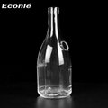 wholesale 1L novelty glass crystal wine decanter for liquor and whisky 2