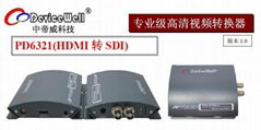 中帝威HDMI轉SDI變頻轉換器