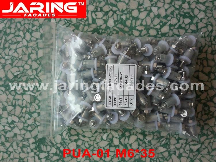 High Quality Stainless Steel 316/A4 Jaring Undercut Anchor Bolts (PUA-01) 5