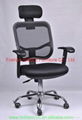 High Back Ergonomic Executive Chair with Headrest in Mesh