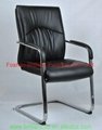 Leather Back Big and Tall Executive Chair with Arms 1