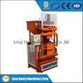 HR1-10 eco maquina clay interlocking brick making machine