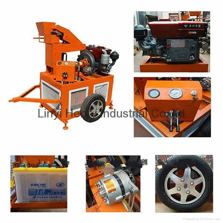 HR1-20 solid interlocking brick making machine 2