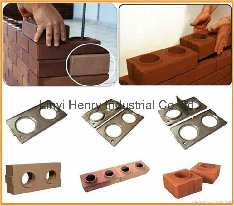 HR1-25 hydraulic clay interlocking brick making machine 5