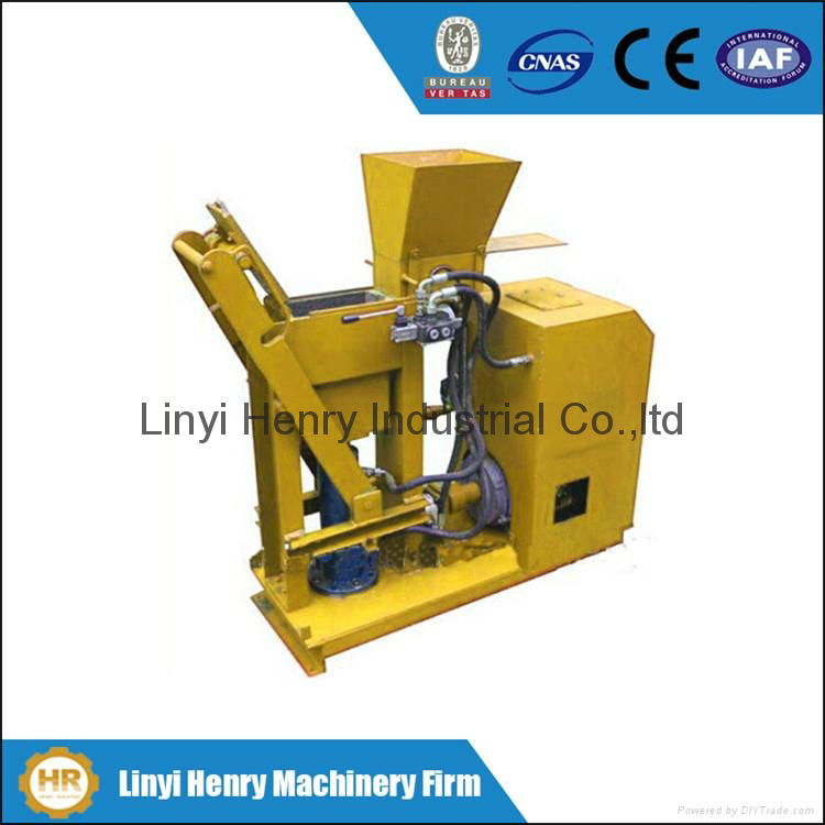 HR1-25 hydraulic clay interlocking brick making machine