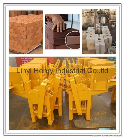 HR1-30 small business manual clay brick making machine 4