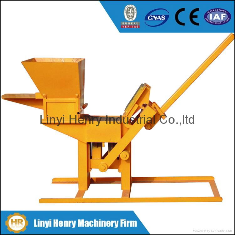 HR1-30 small business manual clay brick making machine