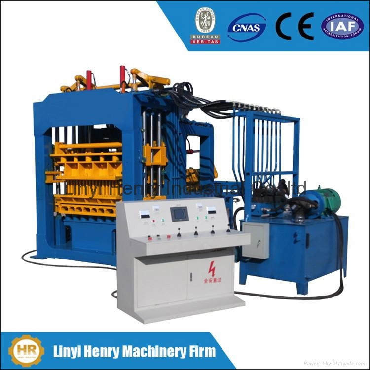 QT4-15 high capacity automatic block production line 