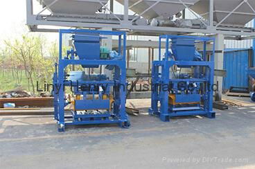 QTJ40-1 semi-automatic vibrating block making machine 3