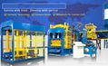 QT10-15 full automatic hydraulic block production line with german technology