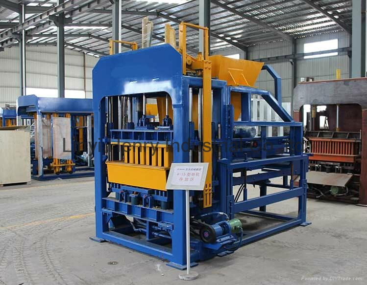 QT10-15 full automatic hydraulic block production line with german technology 3