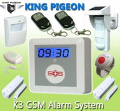 King Pigeon Wireless GSM SMS 3G Home Burglar Alarm K3