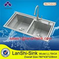 Stainless steel bathroom sinks 4