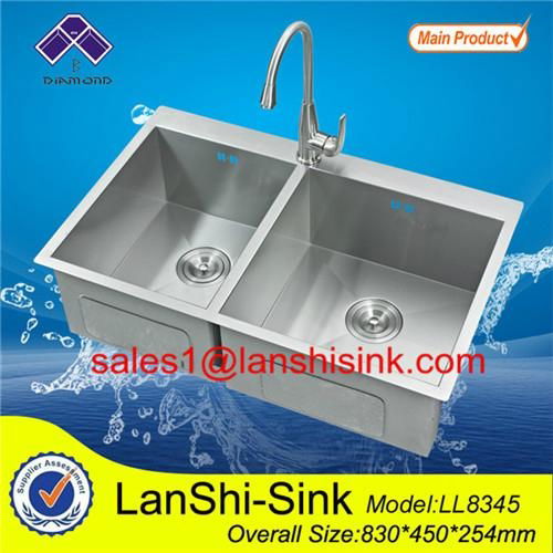 stainless steel utility bathroom sink 2