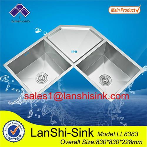 stainless steel utility bathroom sink