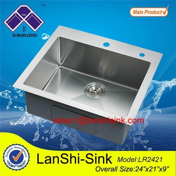 handmade stainless steel sink 2