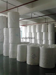 Viscose polyester nonwoven spunlace