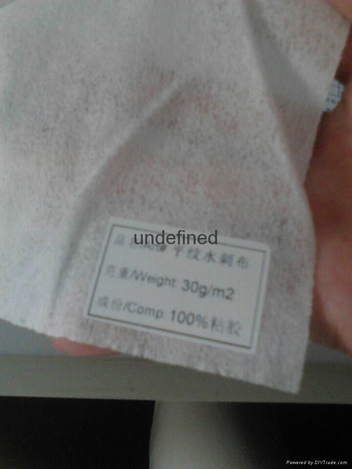 Viscose polyester nonwoven spunlace fabric, Since 1986  3