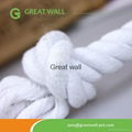 Braided cotton rope knotted pet toy for dog chewing 2