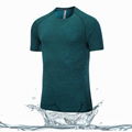 Hot Sale Dry Fit Polyester Spandex Sports Work out T-Shirts with Custom Printing 6