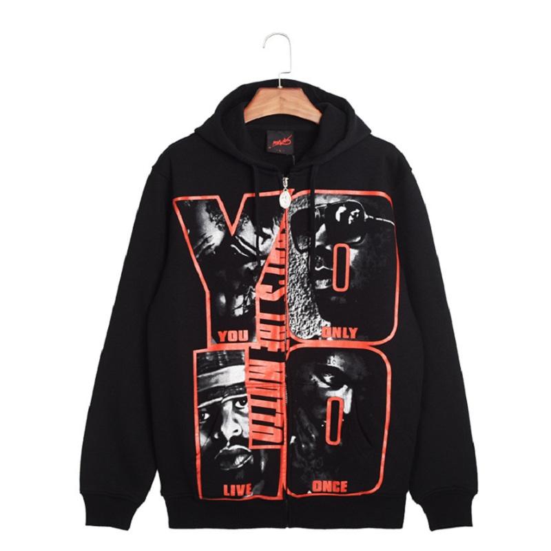 Fleece Warm Winter Jacket hoodie jacket Cotton String Zipper up OEM Men's Hoodie HD111 OEM